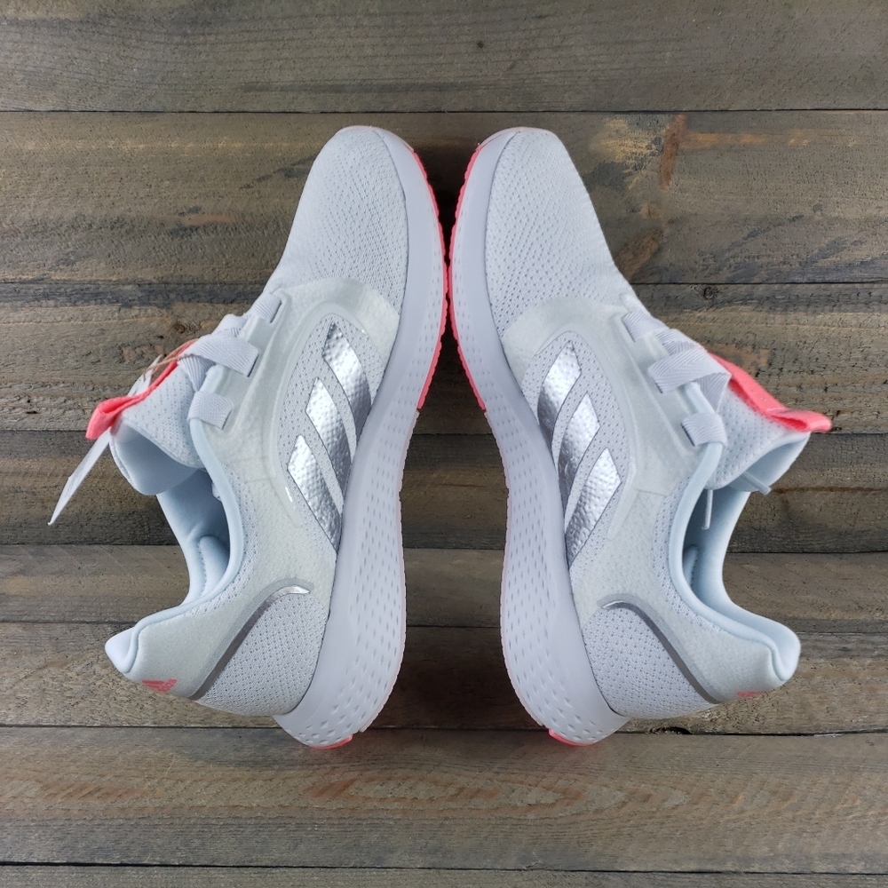 adidas Edge Lux 5 Women's Running Casual Shoes White, Acid Red Metallic Silver - Picture 7 of 11